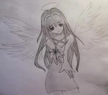 Аниме рисунки ангелов - подборка