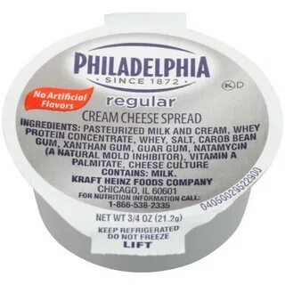 PHILADELPHIA Original Cream Cheese Spread, 0.75 oz. Cup (Pac