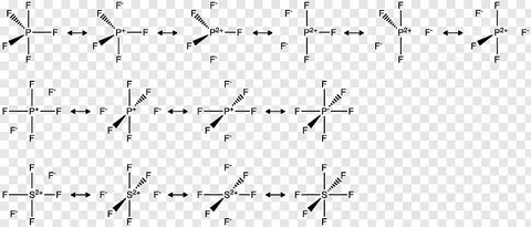 Lewis structure Sulfur hexafluoride Resonance Phosphorus pen