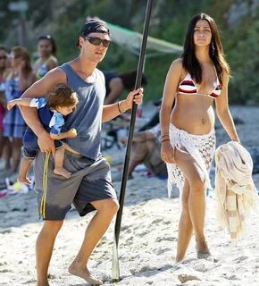 Photos of Pregnant Camila Alves In A Bikini On The Beach Wit