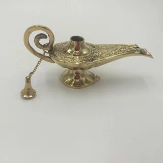 Aladin The Genie Oil lamp - Brass Aladdin Lamp - !!! beutifu