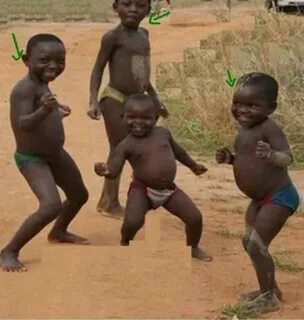 Создать мем "Black Kids, африканские дети танцуют мем, африк