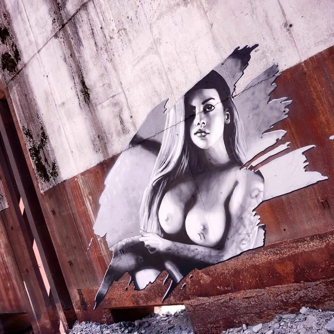 граффити на голых женщинах фото 48