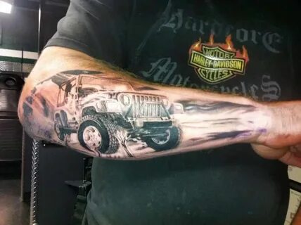 Pure wickedness!! Jeep tattoo, Tattoos, Tattoos for guys