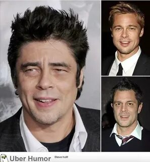 If Brad Pitt and Johnny Knoxville conceived a child, it woul