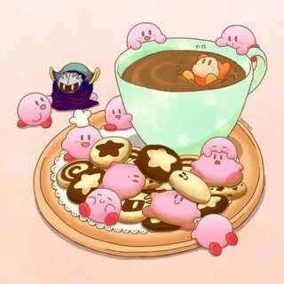 Kirby x Reader x Meta knight : Tea time ! ( Pt 1) Kirby Amin