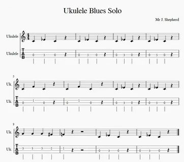 12 Bar Blues Ukulele Chords 911bug.com