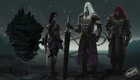 This is fanart based on characters from the Malazan Book of 