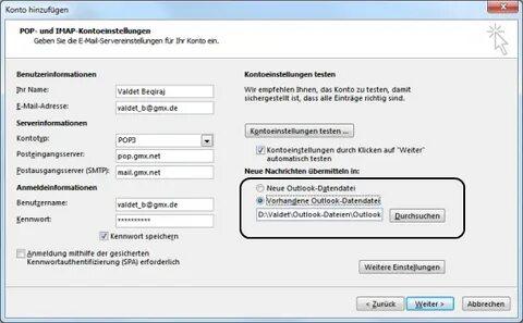 Gmx Konto Windows Live Mail Einrichten - Leilaxect