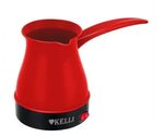 Турка для кофе Kelli KL-1444 электрическая, 250 мл красная -