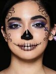 Sugar Skull Makeup Tutorial - Halloween Makeup - Maybelline 