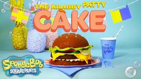 How to Make a Krabby Patty Cake SpongeBob - YouTube