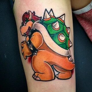 Gamerink on Instagram: "Bowser tattoo done by @sirinksalot. 
