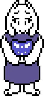 Pixilart - Undertale Sprite: Toriel by Daemon-chan