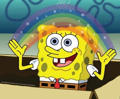 Image result for spongebob rainbow meme Memes de bob esponja