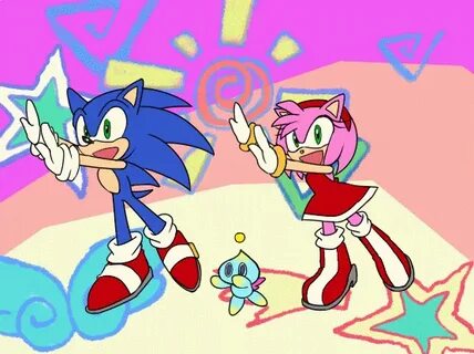 Someone told me to post sonamy Sonic, Sonic funny, Sonic art