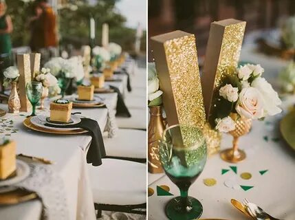 Emerald Green Engagement Party Inspiration Glamour & Grace G