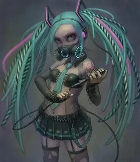 Cyber Goth Miku Miku, Cybergoth, Hatsune miku