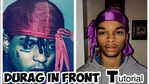 How To Tie Durag in Front Tutorial $ki Mask Slump God - YouT