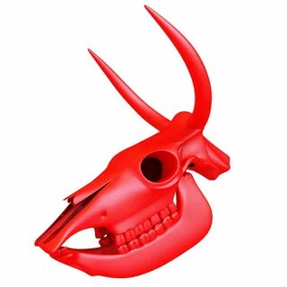 Printable Cow Skull with Horns 3D CGTrader