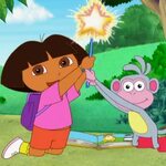 ド-ラ と い っ し ょ に 大 冒 険(Dora the Explorer) iPad 壁 紙 Dora Helps