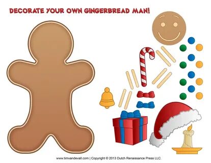 Coloring Pages Of Kids Decorating Gingerbread Men