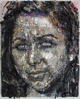 Get FuN Here: Amazing Portraits Made out of Junk by Zac Free