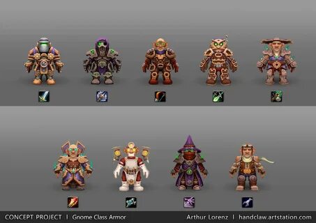 ArtStation - World of Warcraft - Racial Class Armor Design G