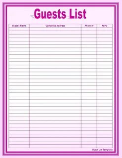 Free Checklist Paper Templates Print Docs Pink Sales : mugha