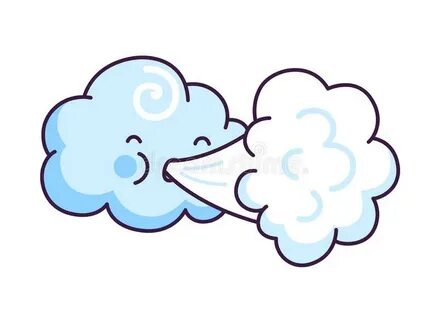 Wind Blowing Cloud Stock Illustrations - 2,732 Wind Blowing 