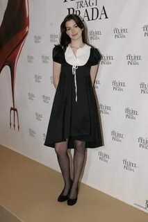 Celebrity Legs and Feet in Tights: Anne Hathaway`s Legs and 