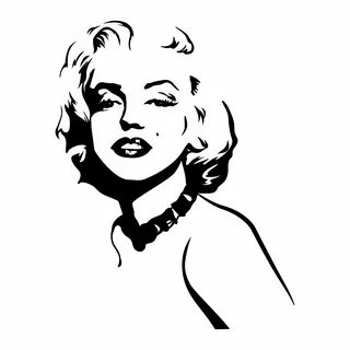 Stickers Marilyn Monroe - Autocollant muraux et deco