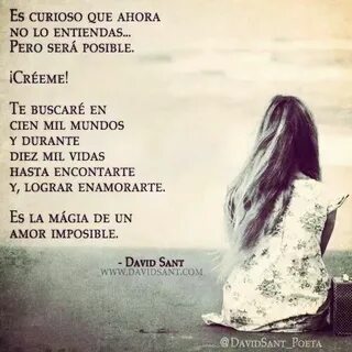 David Sant. Un amor imposible, Palabra de vida, Amor