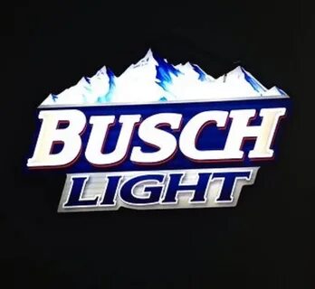 Busch Light sign Beer logo, Western aesthetic, Light