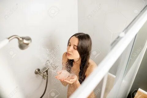 Japanese 20 years old woman in shower