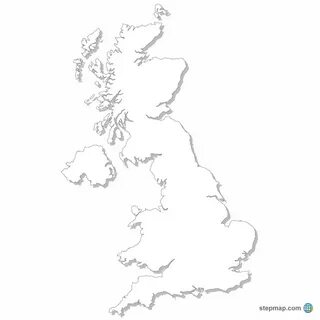 StepMap - Gro?britannien - Landkarte für Great Britain