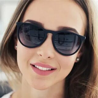 Luxury Brand Cat Eye Sunglasses Ladies Thin Frame Classic Su