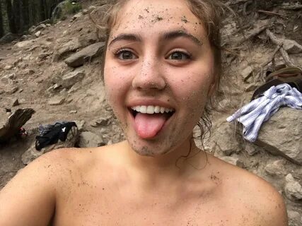 Lia Marie Johnson в Твиттере: "hiked to a natural hot spring
