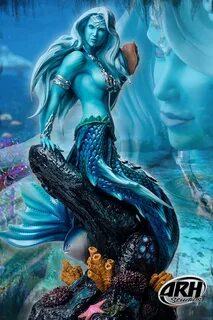 ARH ComiX Statue 1/4 Sharleze The Mermaid Blue Skin - HYPERT