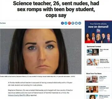 Women Who Commit Statutory Rape Like Middle School Teacher S