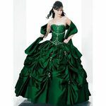 emerald green gowns online shopping ❤ liked on Polyvore feat