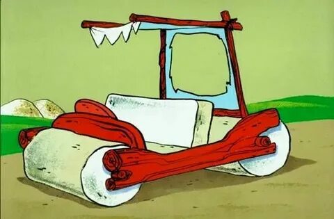 Background of the Flintstones Car from Carry on Nurse Fred F