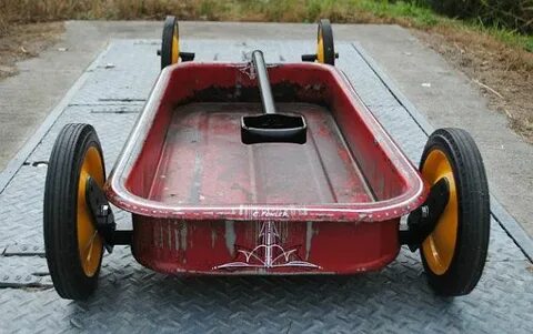 Low Rider Flyer - Original OOAK Lowered Radio Flyer Wagon Ar