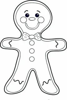 Free Printable Gingerbread Man Coloring Pages - Printable Wo
