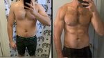 28 lbs Fat Loss Before and After 5 feet 10 Male 190 lbs to 1