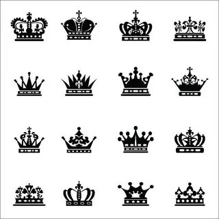 Clip Art Of A Kings Crown Tattoo Designs Сток видеоклипы - i