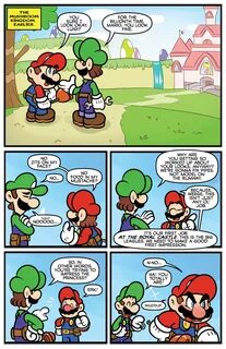 Issue 1 - Page 4 - Snafu Comics Mario funny, Super mario nin