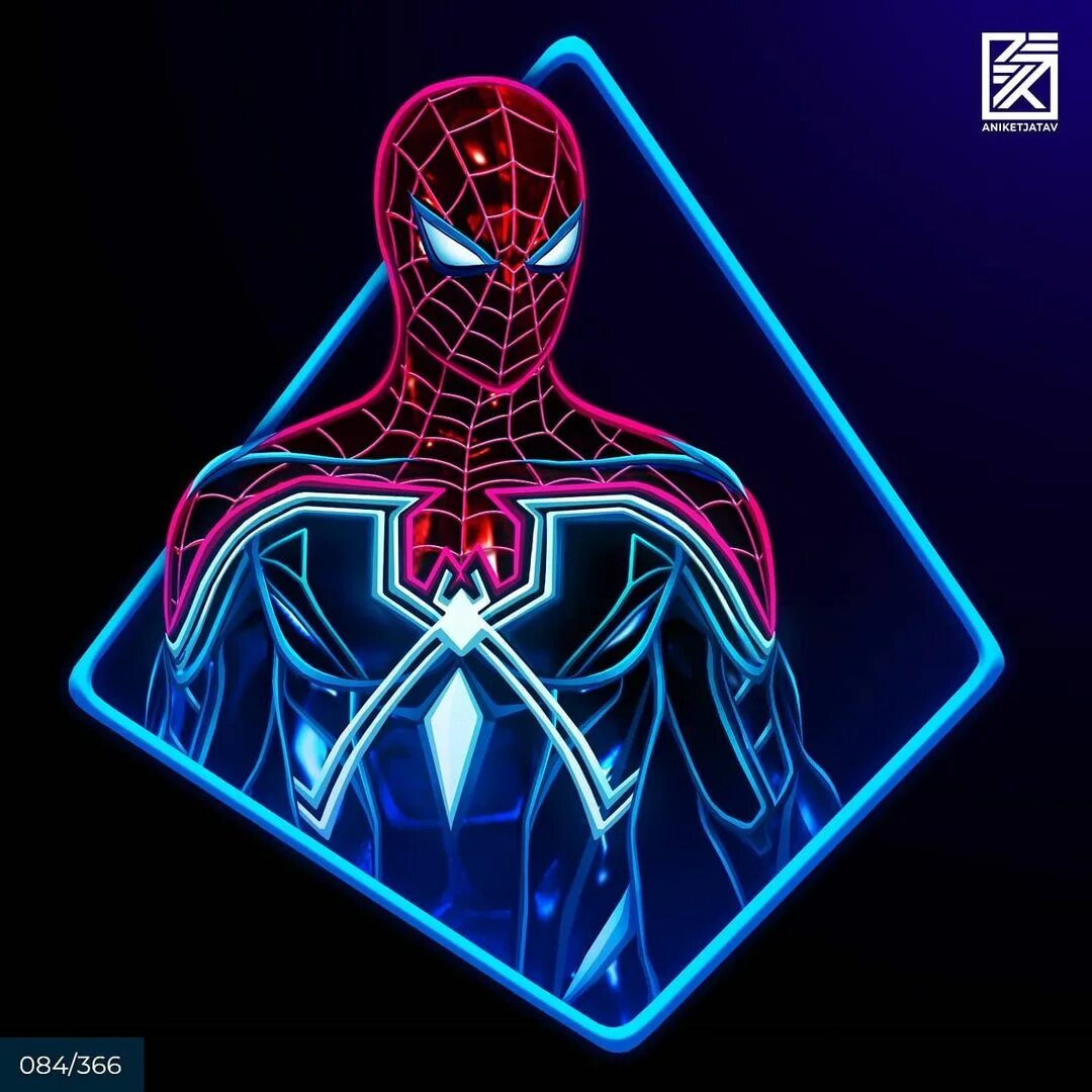 Aniket Jatav в Instagram: "084/366 : SPIDERMAN PS4 Series Artwork - 18...