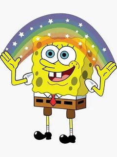 Spongebob Imagination Sticker by kirkdstevens in 2022 Sponge