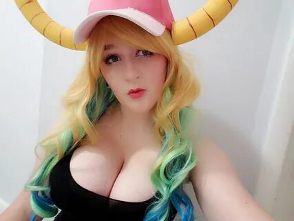 Big boob lady cosplay from miss kobayashi's dragon maid trap